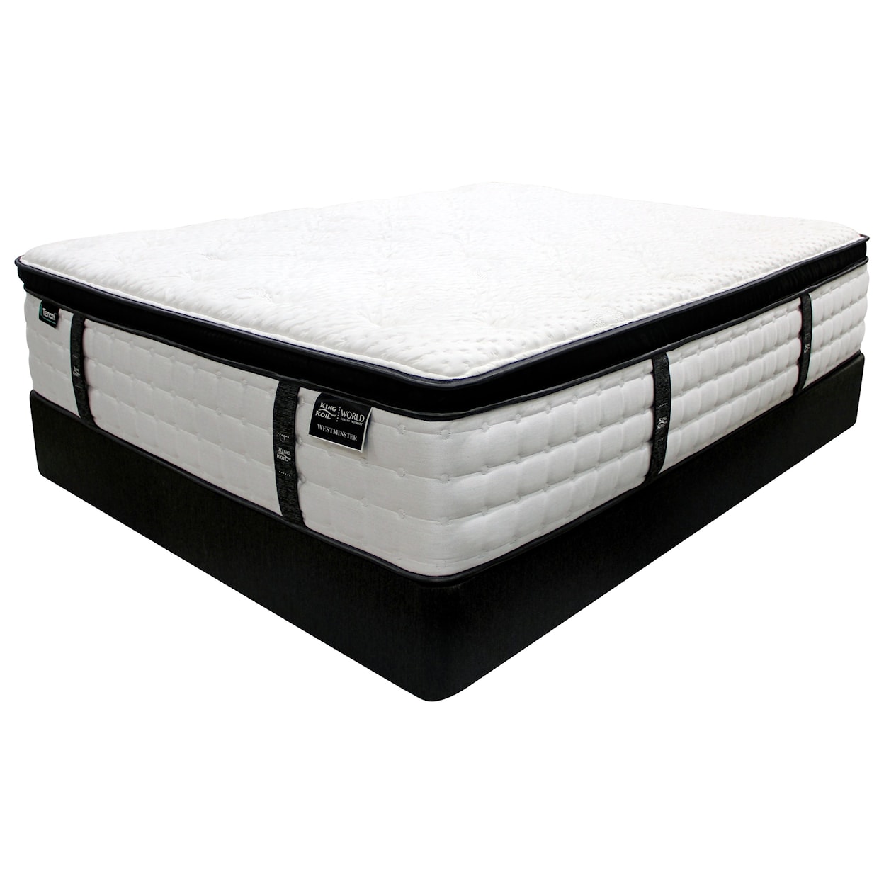 King Koil Westminster CET Twin Pocketed Coil Mattress Set