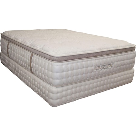 Twin Extra Long Luxury Pillow Top Mattress and Foundation