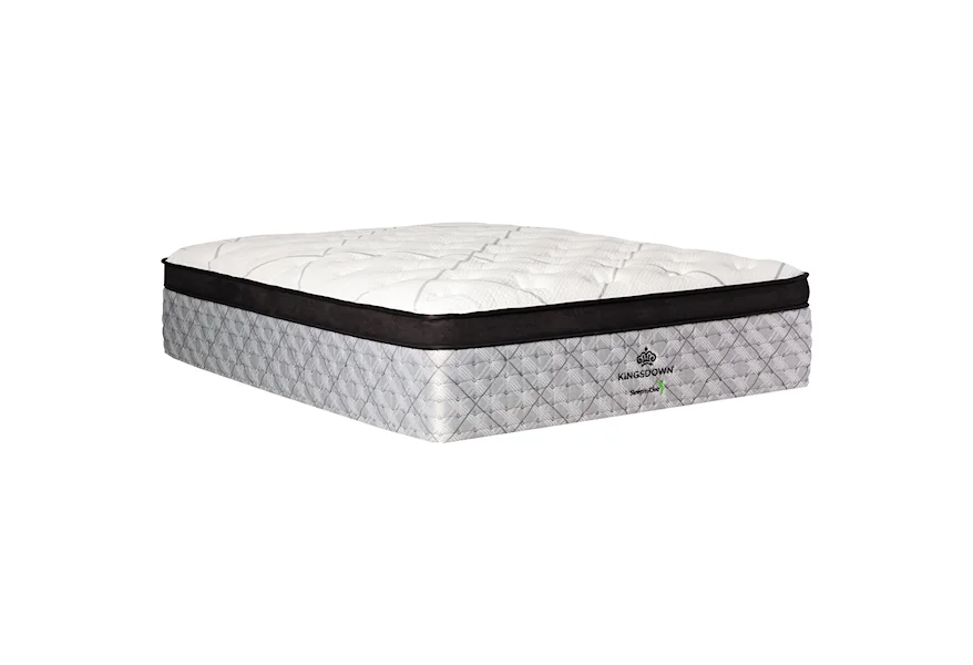 10000 Series Euro Top Twin Euro Top Coil on Coil Mattress by Kingsdown at Goods Furniture