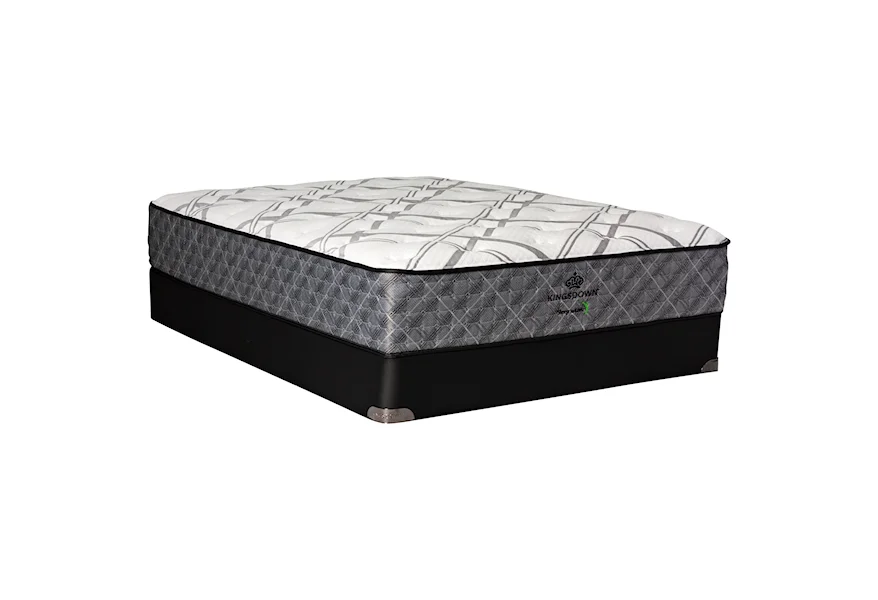4000 Series Blue Red Queen Firm Coil on Coil Mattress Set by Kingsdown at Carolina Direct