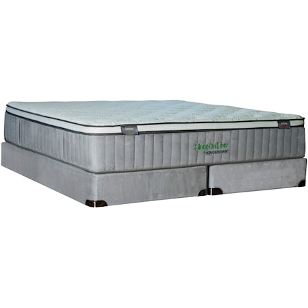 14.5" Cushion Firm Luxury Mattress and Wood Foundation