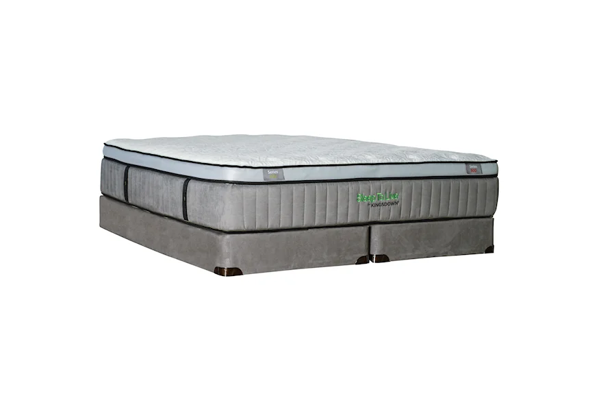 5247 Blue Series 600 King 15.5" Cushion Firm Luxury Mattress Set by Kingsdown at Weinberger's Furniture