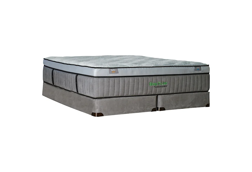 5254 Green Series 800 Queen 16 1/2" Plush Box Top Mattress Set by Kingsdown at Story & Lee Furniture