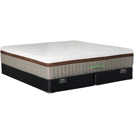 Queen 15" Extra Plush Memory Foam Mattress and 5" Low Profile Wood Foundation