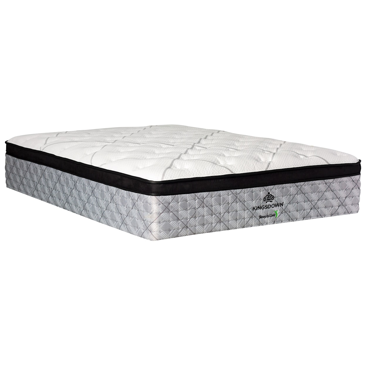 Kingsdown 8000 Gold Euro Top Full 15 1/2" Ultra Plush Euro Top Mattress