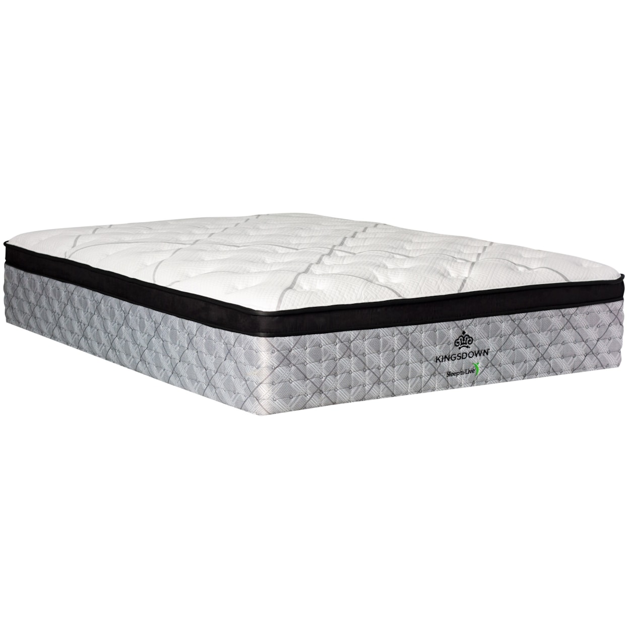 Kingsdown 8000 Green Euro Top Queen 15 1/2" Plush Euro Top Mattress