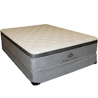 Full Extra Long Euro Top Mattress and Foundation