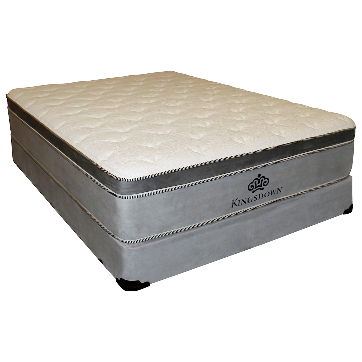 Kingsdown Anniversary Platinum Full Pillow Top Mattress Set