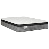 King Euro Top Pocketed Coil Mattress and Surge Adjustable Base with Massage