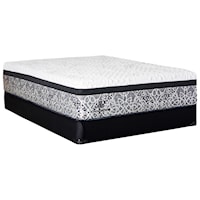 Queen Hybrid Euro Top Mattress and 5" Low Profile Foundation