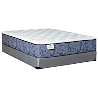 Twin Extra Long 12 1/2" Pocketed Coil Tight Top Mattress and 5" Low Profile Prime Foundation