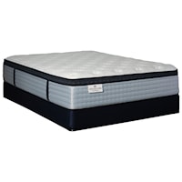 Twin XL Euro Top Pocketed Coil Mattress and Foundation