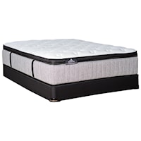 Queen Pillow Top Pocketed Coil Mattress and 9" Semi Flex Foundation