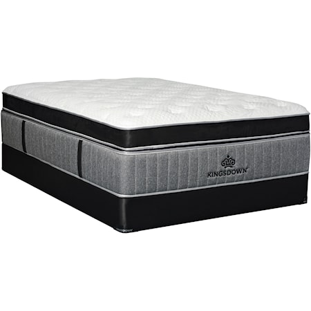 Queen 17 1/2" Pillow Top Mattress Set