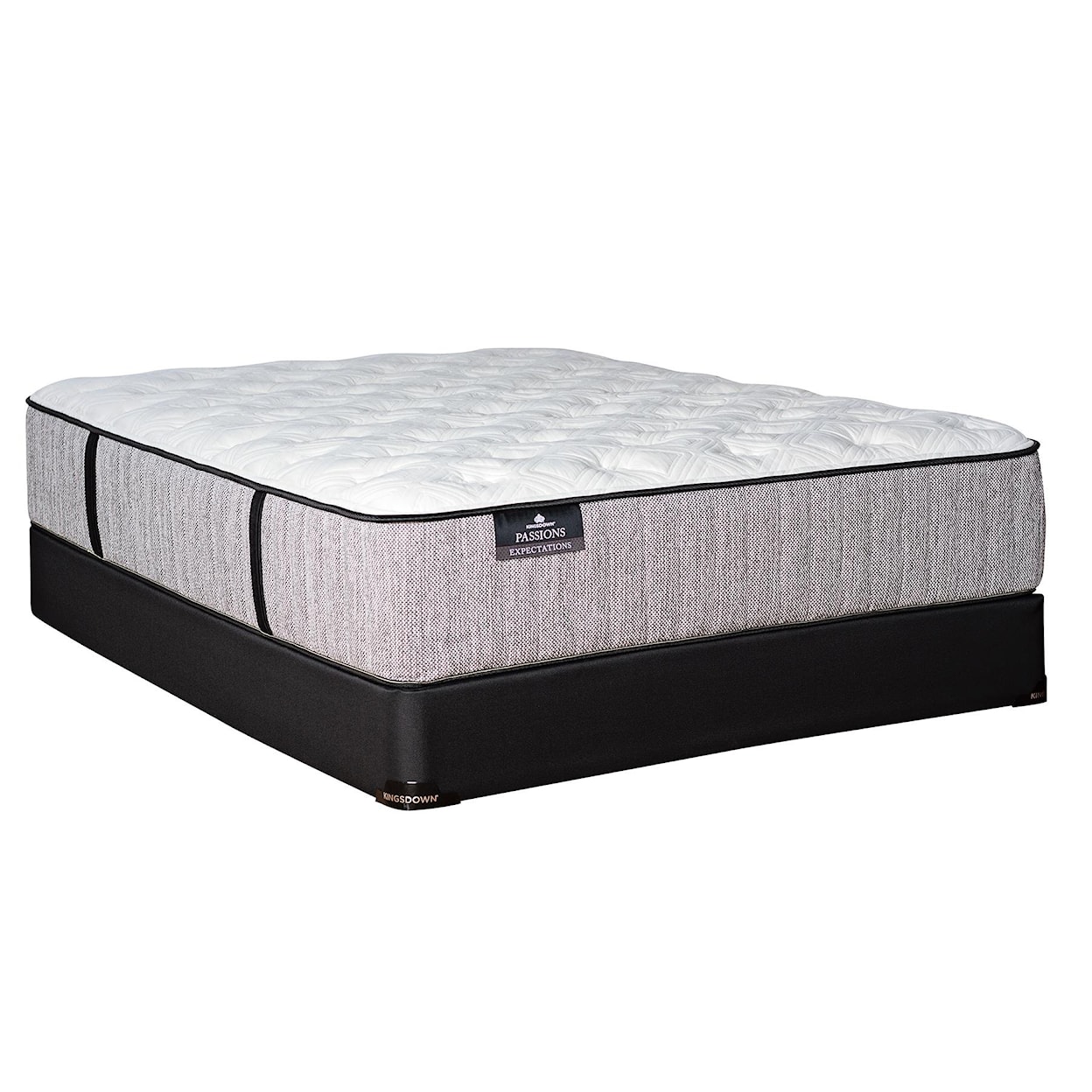 Kingsdown Passions Expectations Queen Plush Mattress Set with Gel Memory Foa