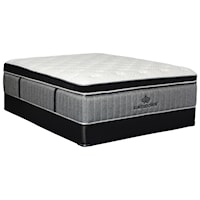 Twin 16 1/2" Firm Coil on Coil Mattress and 9" Wood Foundation