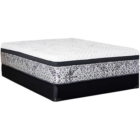 Twin Extra Long Euro Top Firm Mattress and 5" Low Profile Foundation