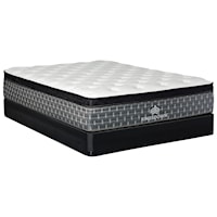Queen 14 1/2" Pocketed Coil Mattress and 9" Semi Flex Foundation
