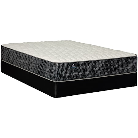 Full 12 1/2" Firm Wrapped Coil Mattress Set