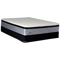 Full Hybrid Euro Top Mattress and 5" Low Profile Foundation