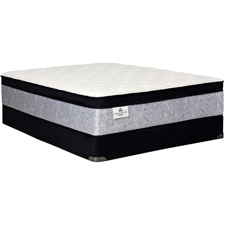 Twin Extra Long Euro Top Mattress and 5" Low Profile Foundation