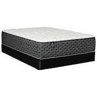 Queen 14 1/2" Firm Pocketed Coil Mattress and 9" Wood Foundation