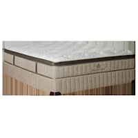 Twin Extra Long 11 1/2" Latex/Gel Mattress and Wood Foundation