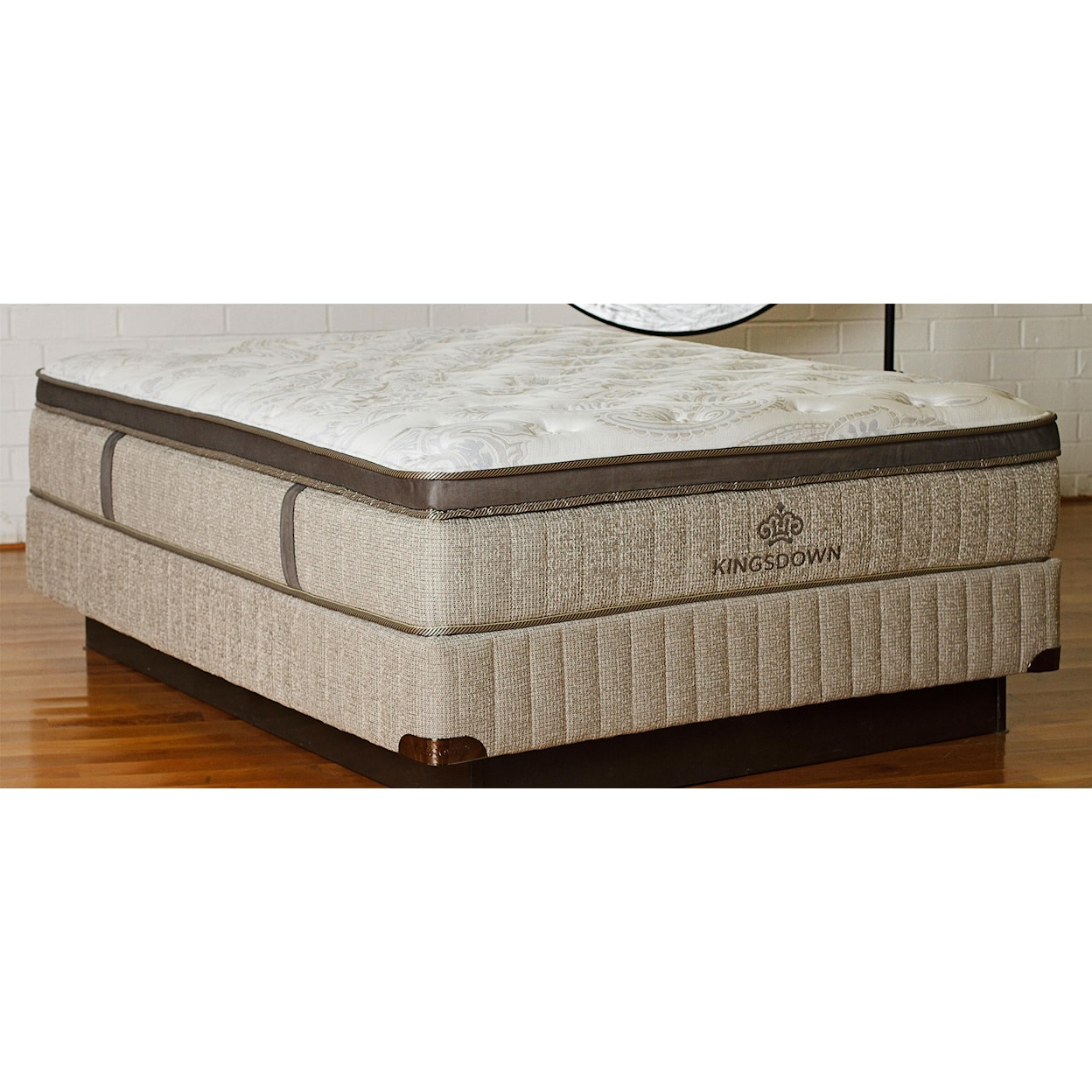 Kingsdown Sleep Haven Castilla Queen Euro PT Latex & Foam Mattress Set