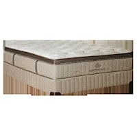 Twin Extra Long 12 1/2" Latex/Gel Mattress and Wood Foundation