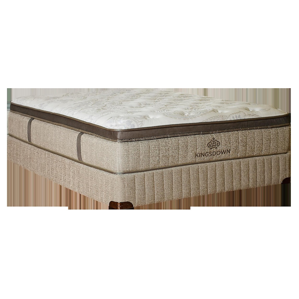 Kingsdown Sleep Haven Restore King 12 1/2" Latex/Gel Mattress Set