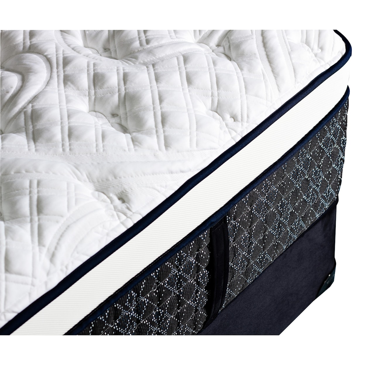 Kingsdown Sleep to Live 9000 Gold Blue ET Twin Pocketed Coil Mattress LoPro Set