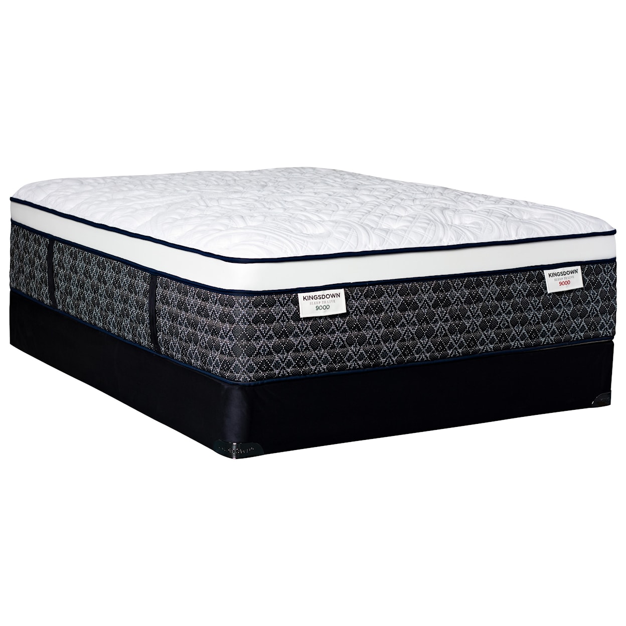 Kingsdown Sleep to Live 9000 Green Red ET King Pocketed Coil Mattress Set