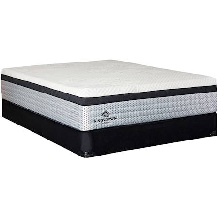 Queen 14" Hybrid Euro Top Mattress Set