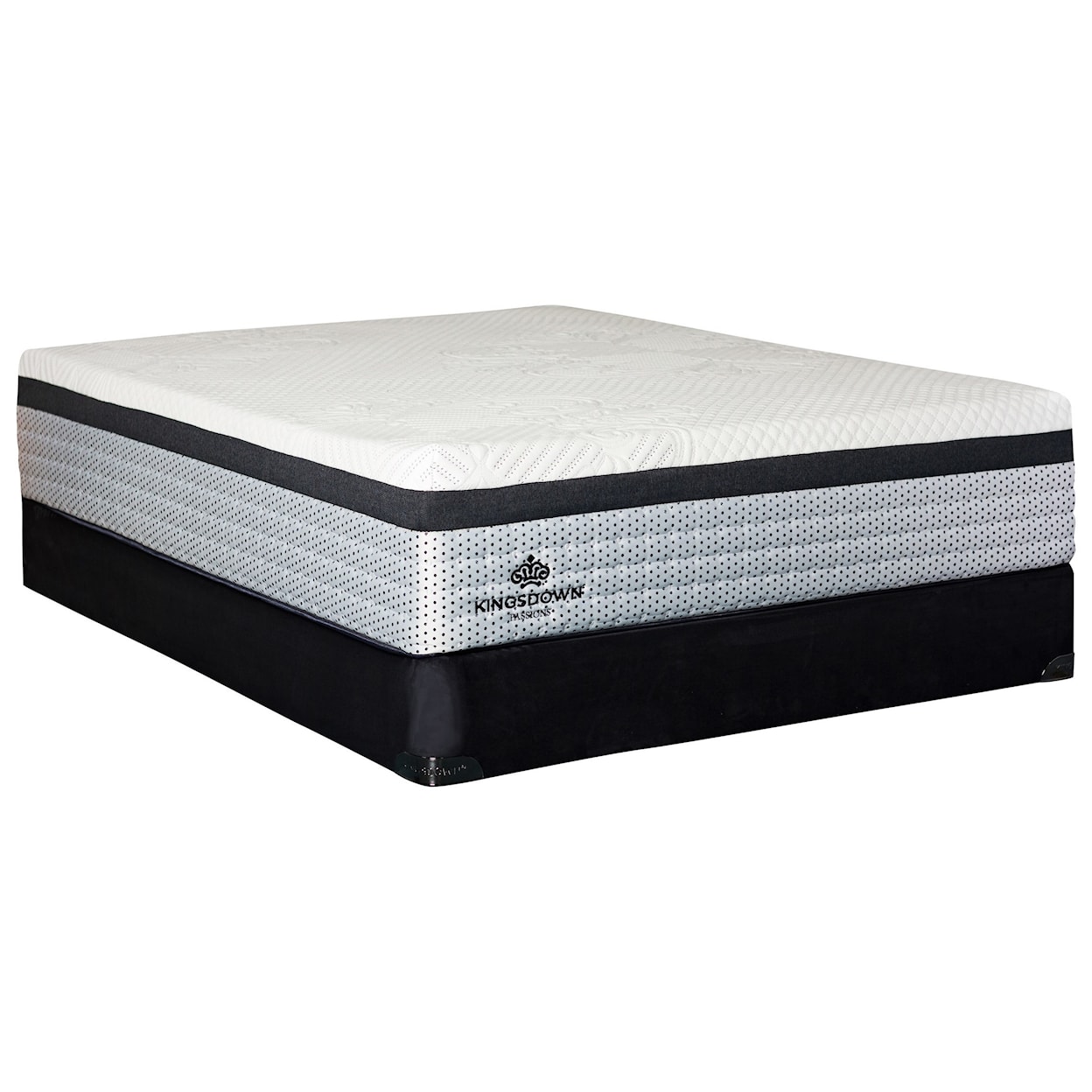 Kingsdown Tifton Hybrid Eurotop Full 14" Hybrid Euro Top Mattress Set