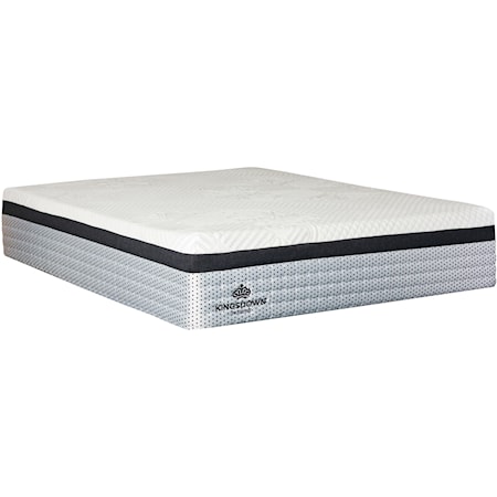 Twin Extra Long 14" Hybrid Euro Top Pocketed Coil Mattress