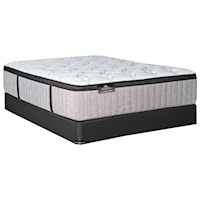 Queen Plush Deluxe Pocketed Coil Mattress and 9" Foundation