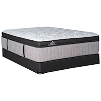 Full Pillow Top Deluxe Pocketed Coil Mattress and 9" Foundation