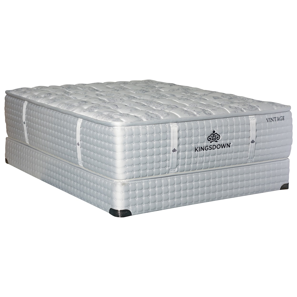 Kingsdown Vintage Caxton Grove TT Queen Coil on Coil Mattress Set