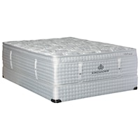 Twin Extra Long Euro Top, Coil on Coil, Luxury Mattress and Low Profile Foundation