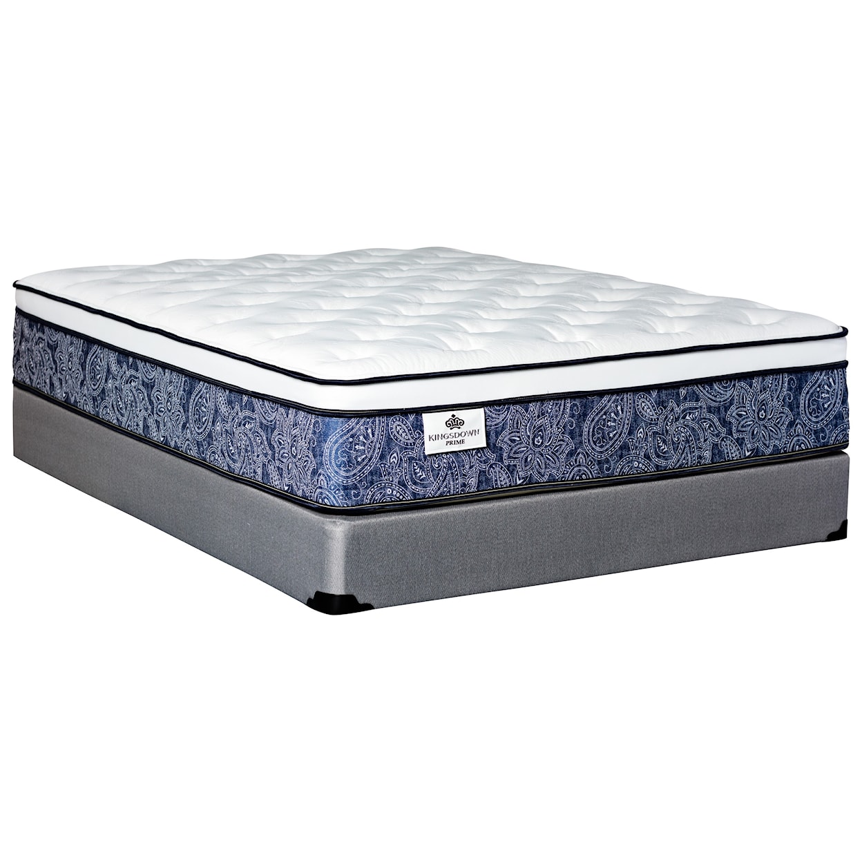 Kingsdown Welliver ET Twin XL 13" Pocketed Coil Mattress Set