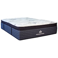 King 17" Firm Euro Top, Coil on Coil Mattress
