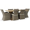 Kingsley Bate Provence+Sag Harbor 7 PC Outdoor Dining Set