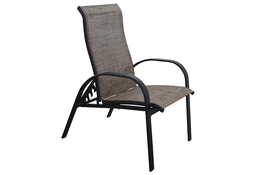 Portside Sling Adjustable Chair by Kingston Casual at Johnny Janosik