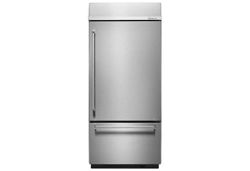 Bottom Mount Refrigerators 20.9 Cu. Ft. 36" Bottom Mount Refrigerator by KitchenAid at Furniture and ApplianceMart