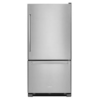 Energy Star® 22 cu. ft. 33-Inch Width Full Depth Non Dispense Bottom Mount Refrigerator