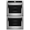 KitchenAid Built-In Electric Double Ovens 5.0 Cu. Ft. Smart Oven+ 30" Double Oven