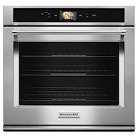 30" Single Smart Oven+ with Powered Attachments
