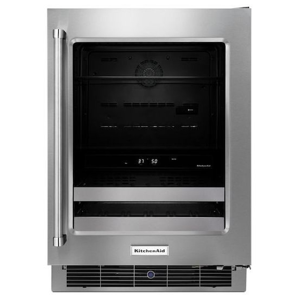 KitchenAid Compact Refrigeration 24" Stainless Steel Beverage Center