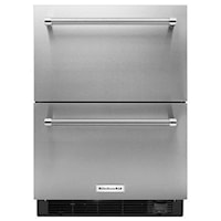 24" Panel Ready Refrigerator/Freezer Drawer with Automatic Icemaker