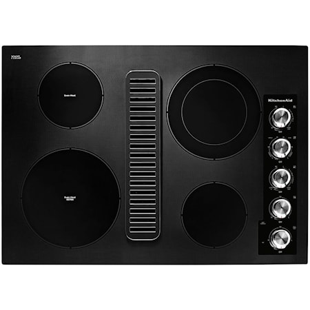 30" Electric Downdraft Cooktop